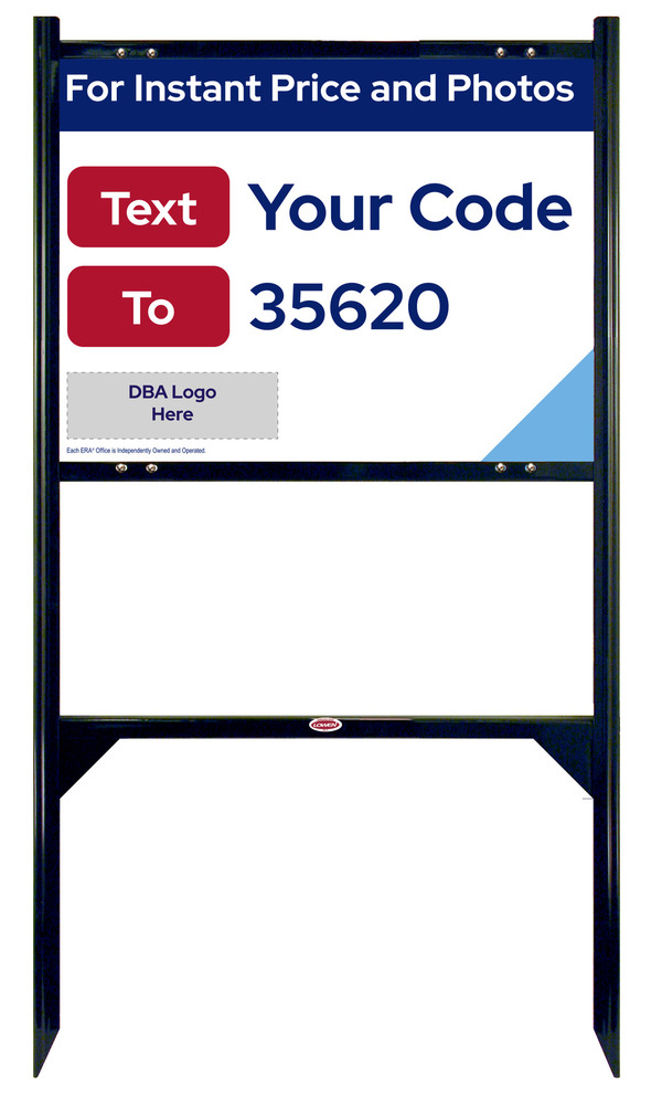 Angle Iron Frame and For Instant Price Sign Panel Unit, 18h x 24w, Steel