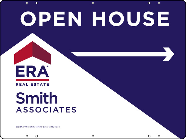 open house sign panel, 24 GA steel 18h x 24w