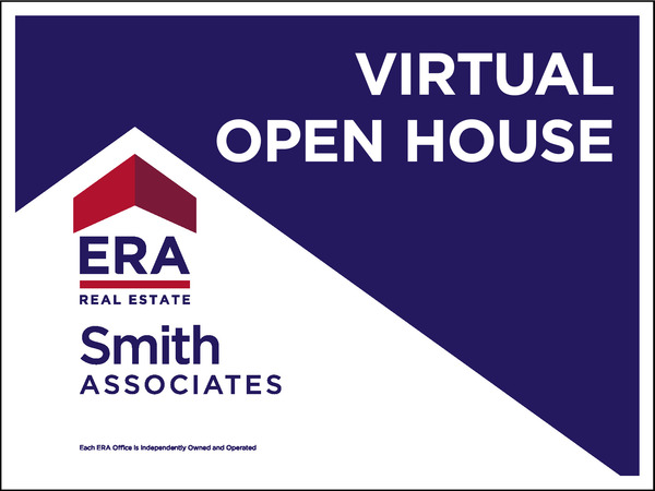 Virtual Open House Sign Panel, 18h x 24w, Steel