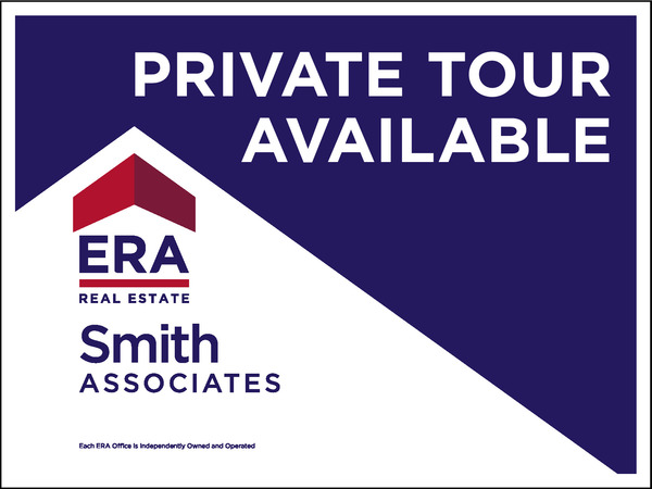 Private Tour Available Sign Panel, 18h x 24w, Steel