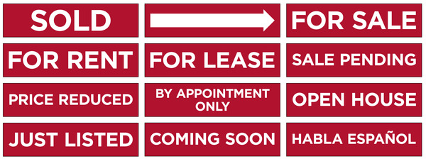 message sign rider, 24ga steel 6h x 24w