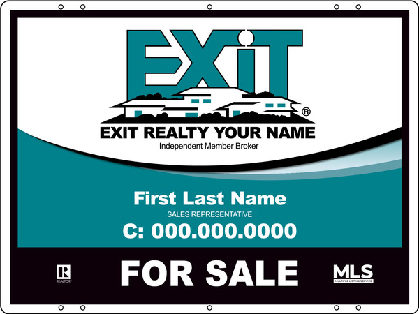 Real Estate Sign Panel, 18h x 24w