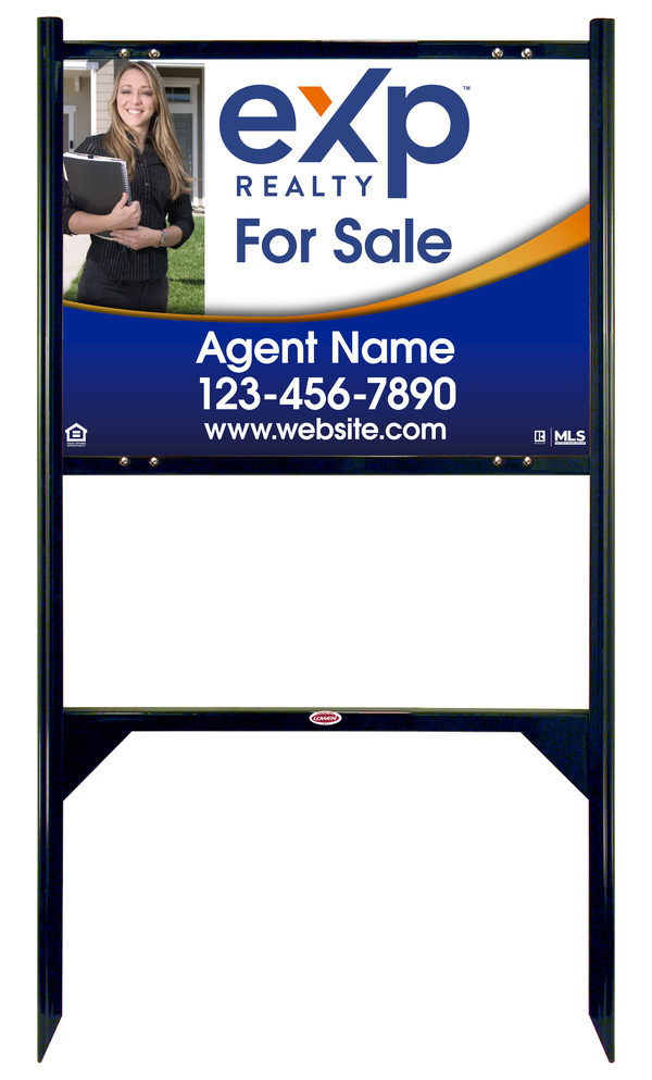 Angle Iron Frame and Photo Sign Panel Unit, 18h x 24w