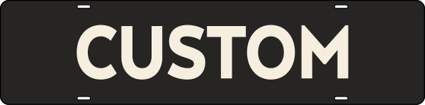 Custom Copy Sign Rider, 6h x 24w, Steel