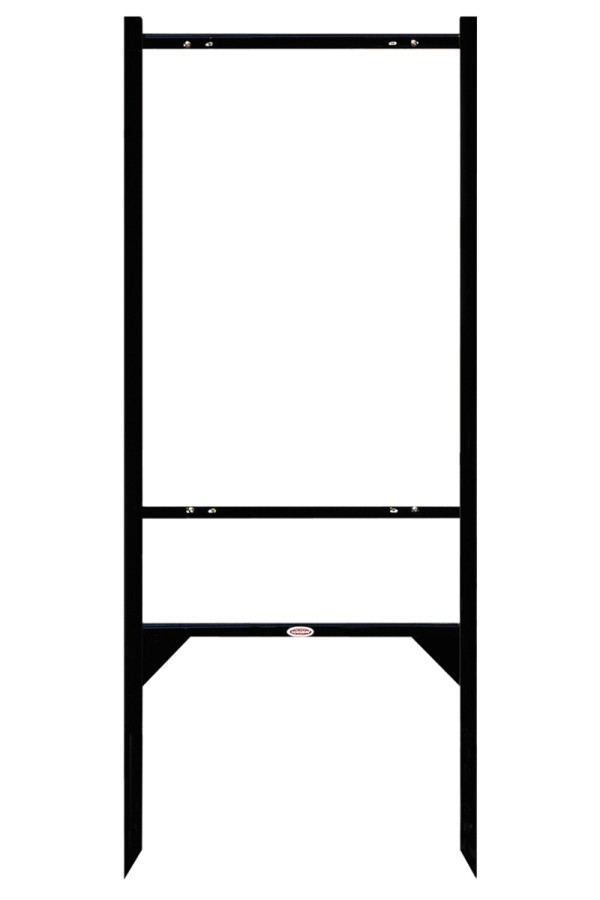 Real Estate Angle Iron Sign Frame, 28h x 20w - Black