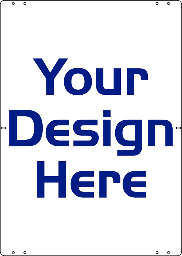 Real Estate Sign Panel, 24 GA Steel 28h x 20w