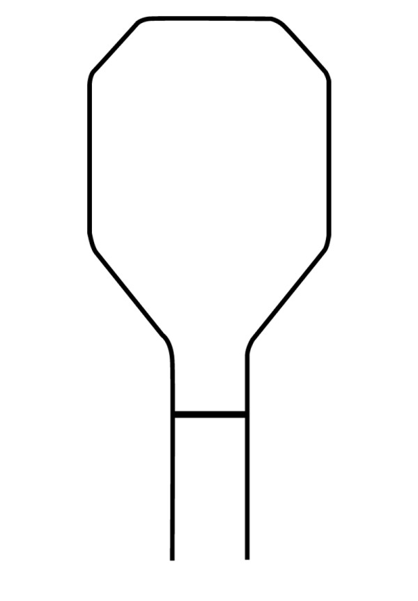 Real Estate Round Rod Stake for Envelope Panel, 18h x 24w - Black