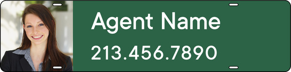 Agent Photo Sign Rider, 6h x 24w, 3MM Aluminum Composite
