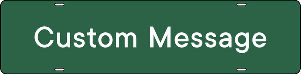 Custom Copy Sign Rider, 6h x 24w, .090 Poly