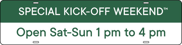 Special Kick-Off Weekend Sign Rider, 6h x 24w, 3MM Aluminum Composite