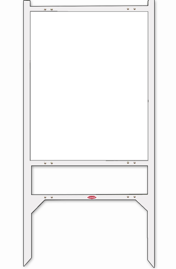 White Angle Iron Frame 30x24 - Century 21 | Lowen Sign