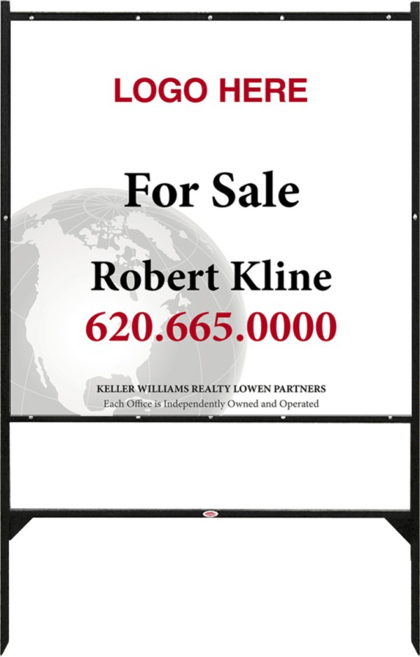 commercial angle iron frame and sign panel unit, 24 GA steel 48h x 48w