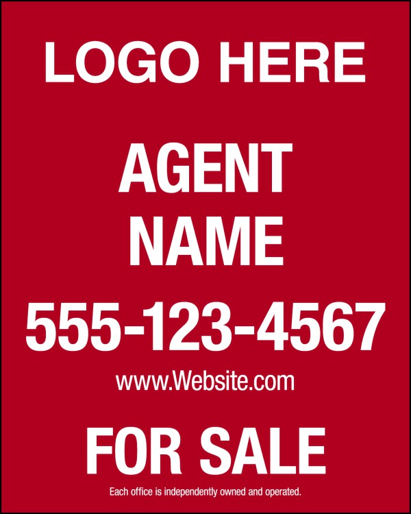 hanging sign panel, 24 GA steel 30h x 24w