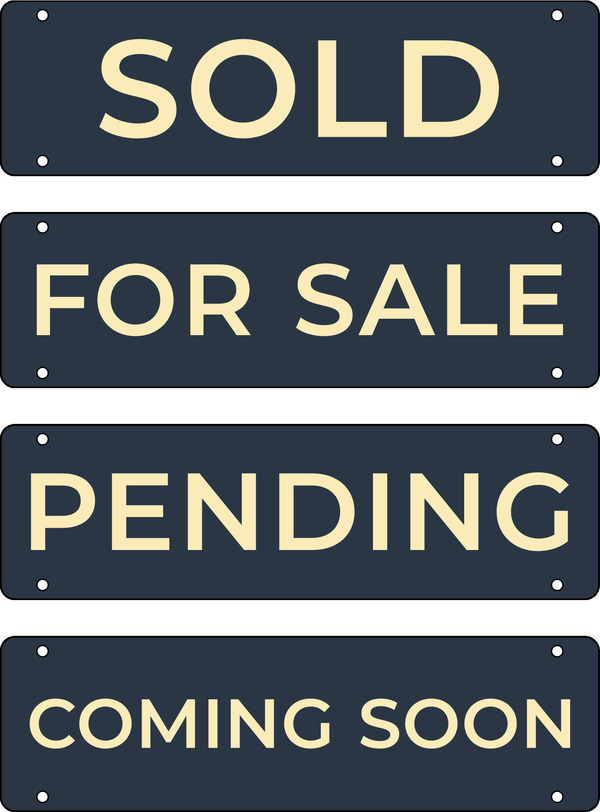 Message Hanging Sign Riders, 6h x 20w, 3mm Aluminum Composite