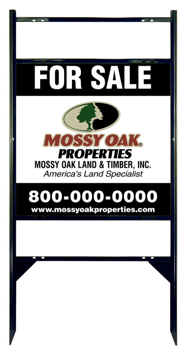 real estate Angle Iron Frame and panel unit for 2 Rider Inserts, 24 GA steel 24h x 24w