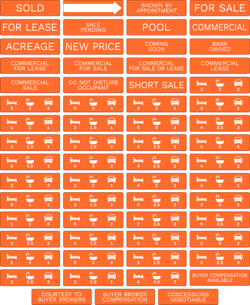 Message Sign Rider, 6h x 22w, 3mm Aluminum Composite