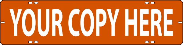 Custom Sign Rider, 6h x 24w