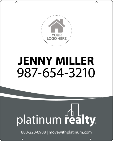 Team Logo Haning Sign Panel, 30h x 24w