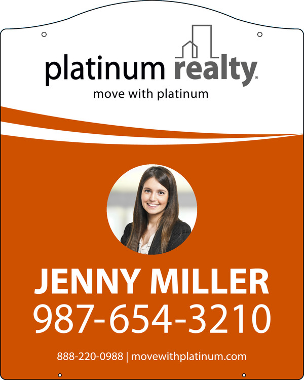 Hanging Luxury Sign Panel, Poly, 30h x 24w