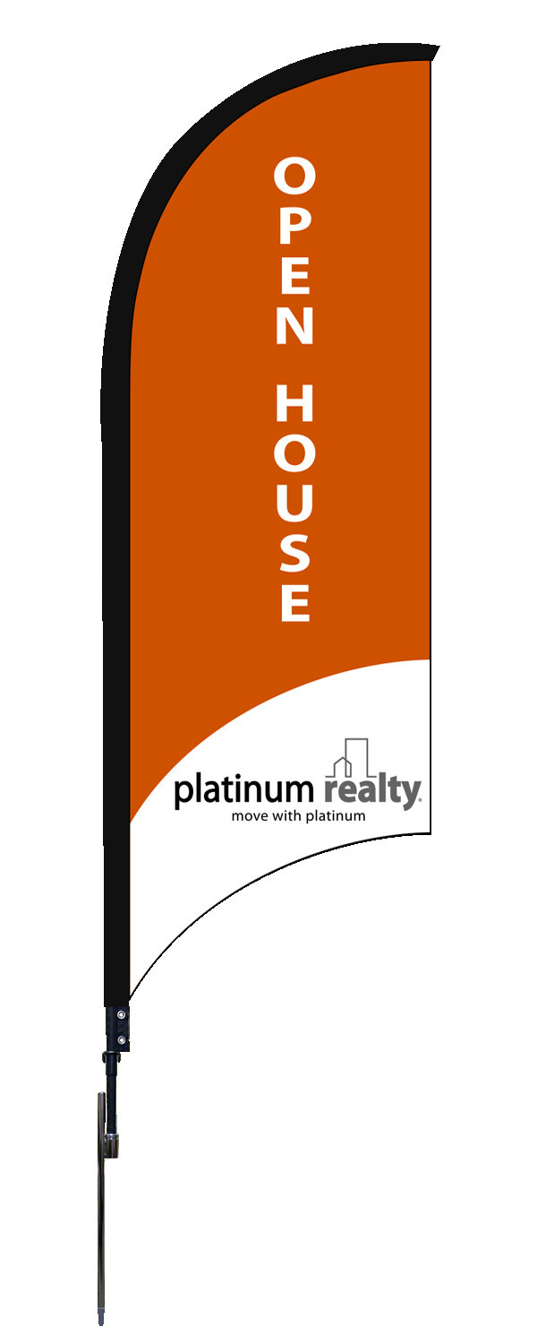 open house Feather Flag Unit, 9-foot