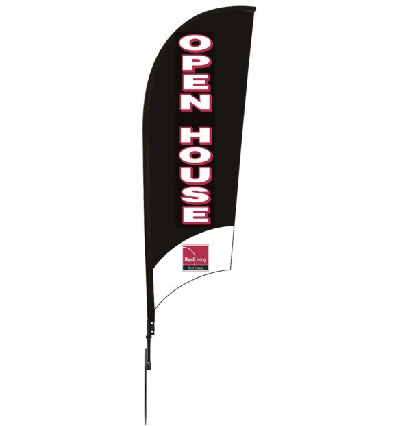 open house feather flag unit, 9-foot