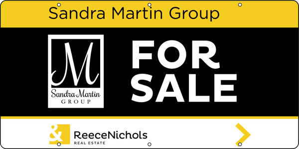 logo for sale sign panel, 24ga steel 12h x 24w