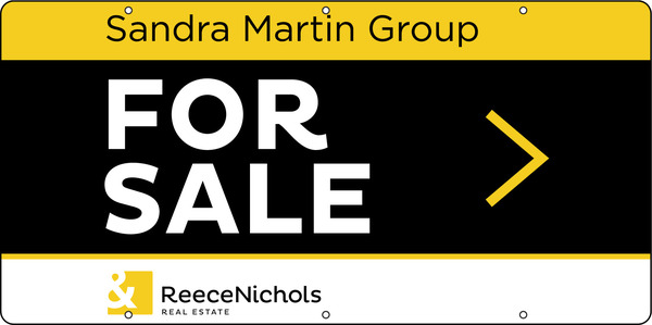 For sale sign panel, 24ga steel 12h x 24w