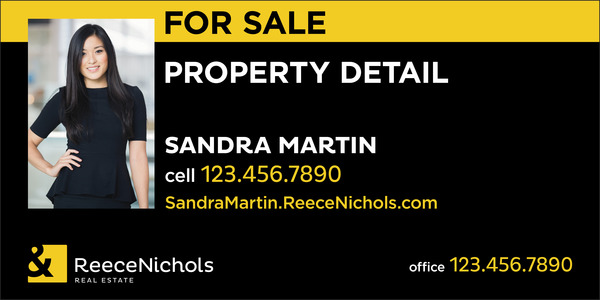 Commercial Sign Panel, SF, 48h x 96w, 3mm Aluminum Composite