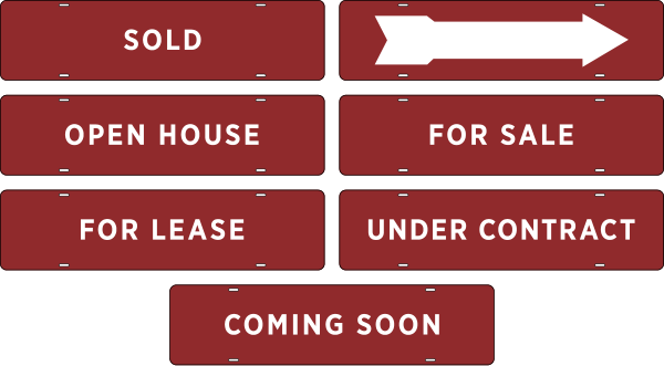 Message Sign Rider, 6h x 24w, Steel