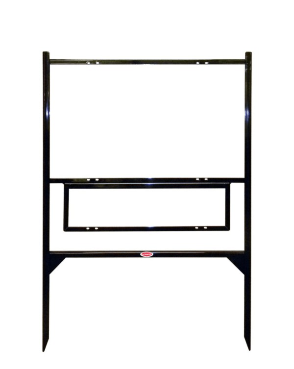 18h x 30w Angle Iron Sign Frame with 1 Rider Insert