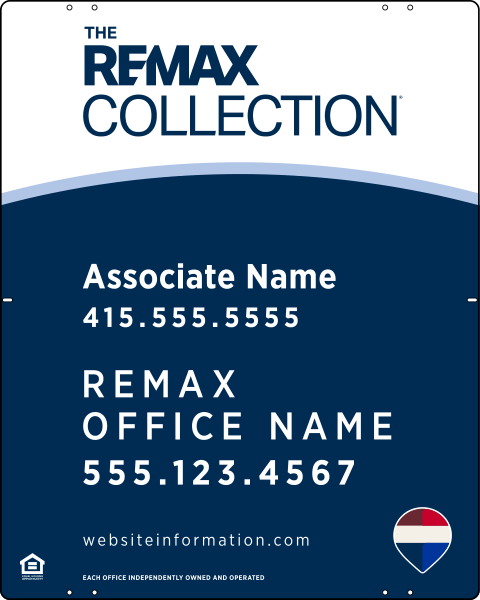 Collection Associate Name Panel, 30h x 24w, .040 Aluminum