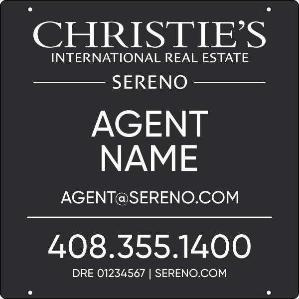 Agent Hanging Sign Panel, 24h x 24w, 3MM Aluminum Composite