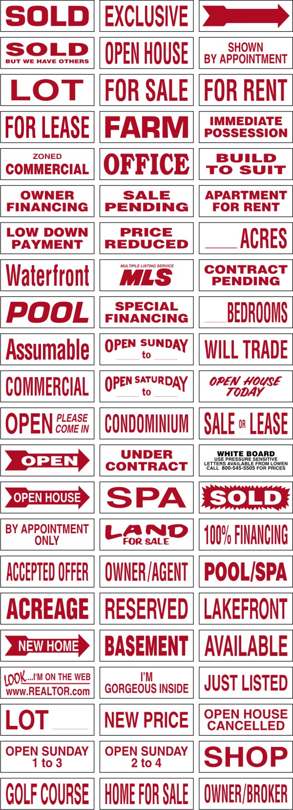 Message sign rider, 24 GA steel 6h x 18w