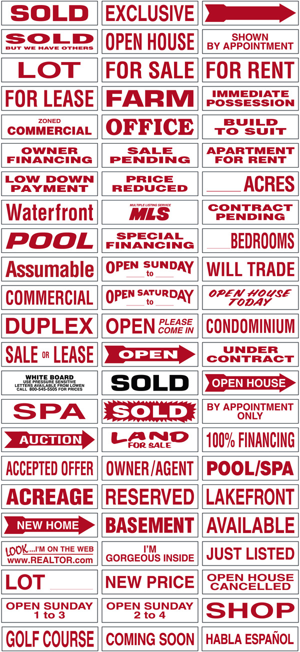 message sign rider, 24 GA steel 6h x 24w