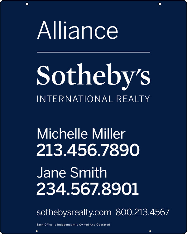 Hanging Sign Panel, 30h x 24w, Steel