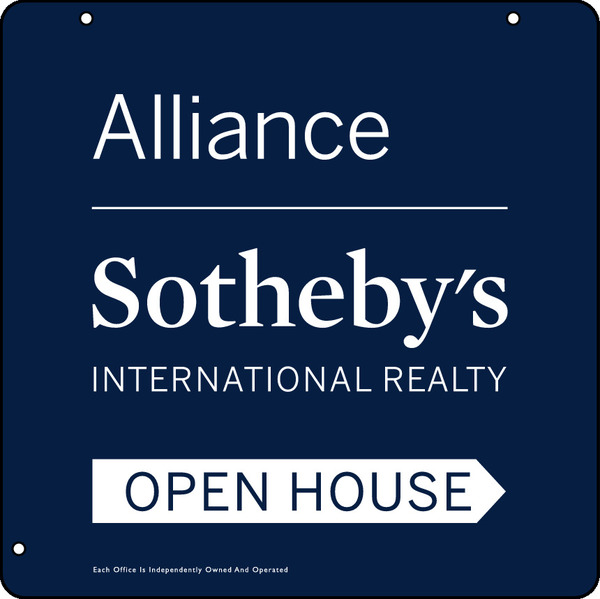 Real Estate Open House Sign Panel,  24 GA Steel 12h x 12w