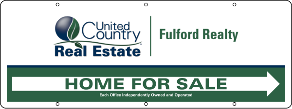 Home For Sale Sign Panel, 24 GA Steel 9h x 24w