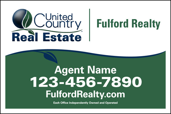 Magnetic Agent Sign Panel, 12h x 18w