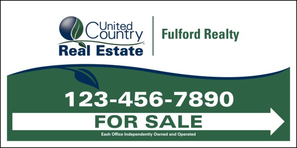 For Sale Sign Panel, 24 GA steel 12h x 24w