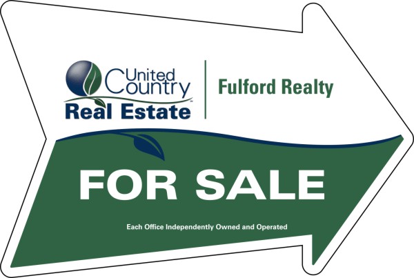 For Sale Arrow Sign Panel, 4mm Corrugated Plastic 18h x 24w