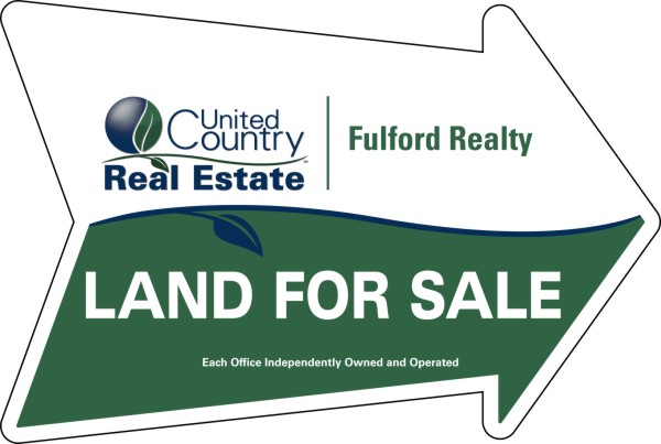 Land For Sale Arrow Sign Panel, 4mm corrugated plastic 18h x 24w