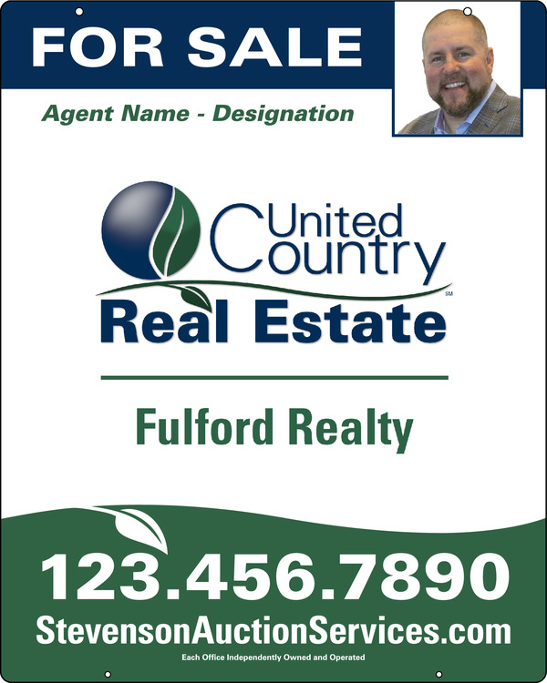 Hanging Photo Sign Panel, 30h x 24w, Steel