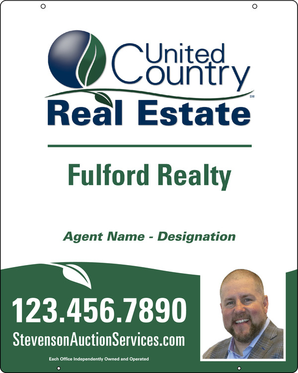 Hanging Photo Sign Panel, 30h x 24w, Steel