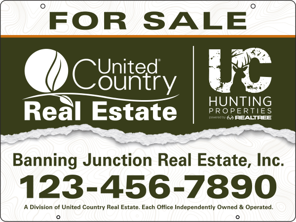 Office Hanging Sign Panel, 18h x 24w, Steel