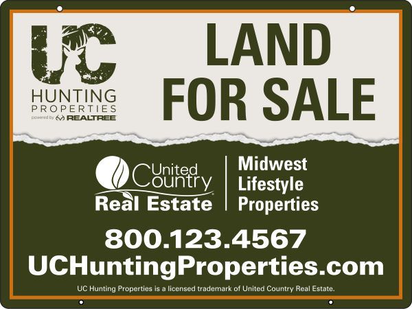 Office Hanging Sign Panel, 18h x 24w, Steel