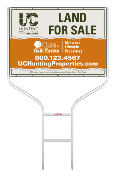 Round Rod Frame and Office Sign Panel Unit, 20h x 28w, Steel