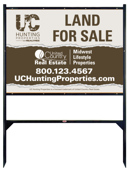 Angle Iron Frame and Office Sign Panel Unit, 30h x 42w, Steel