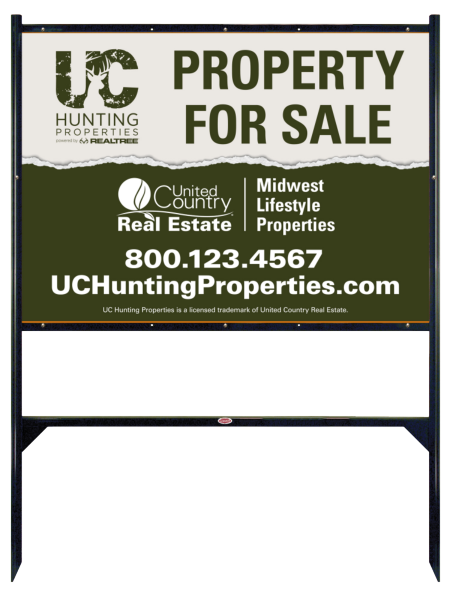 Angle Iron Frame and Office Sign Panel Unit, 30h x 42w, Steel