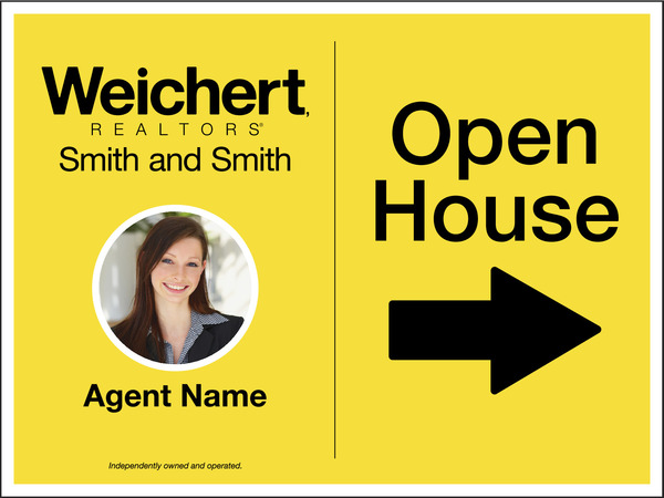 Photo Open House Sign Panel, 4mm Corrugated, 18h x 24w