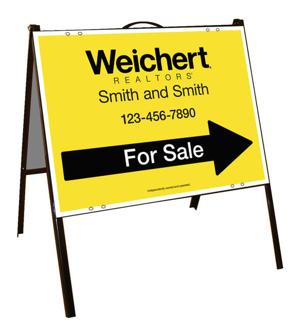 For Sale A-Frame and Sign Panel Unit,18h x 24w